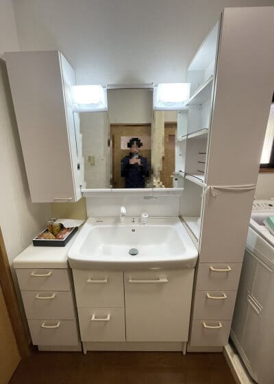 洗面化粧台交換工事 | 洗面化粧室