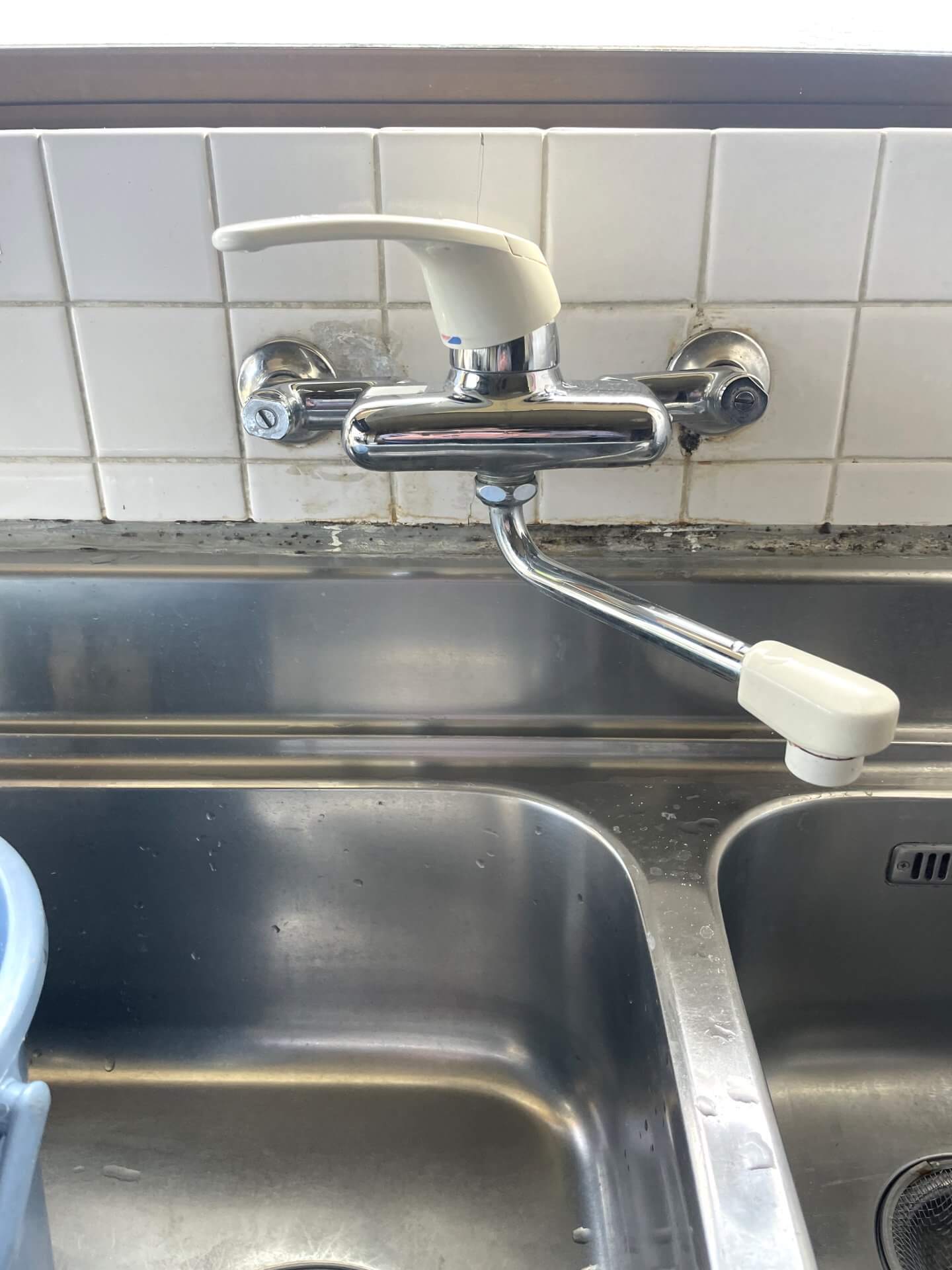 キッチン水栓交換 キッチン水栓　交換前