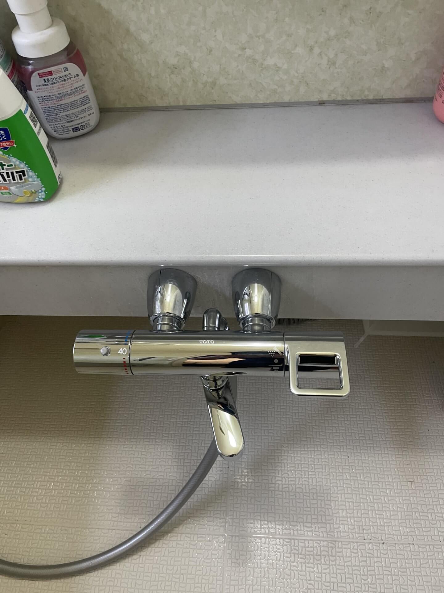 浴室水栓交換 浴室水栓交換　施工後
