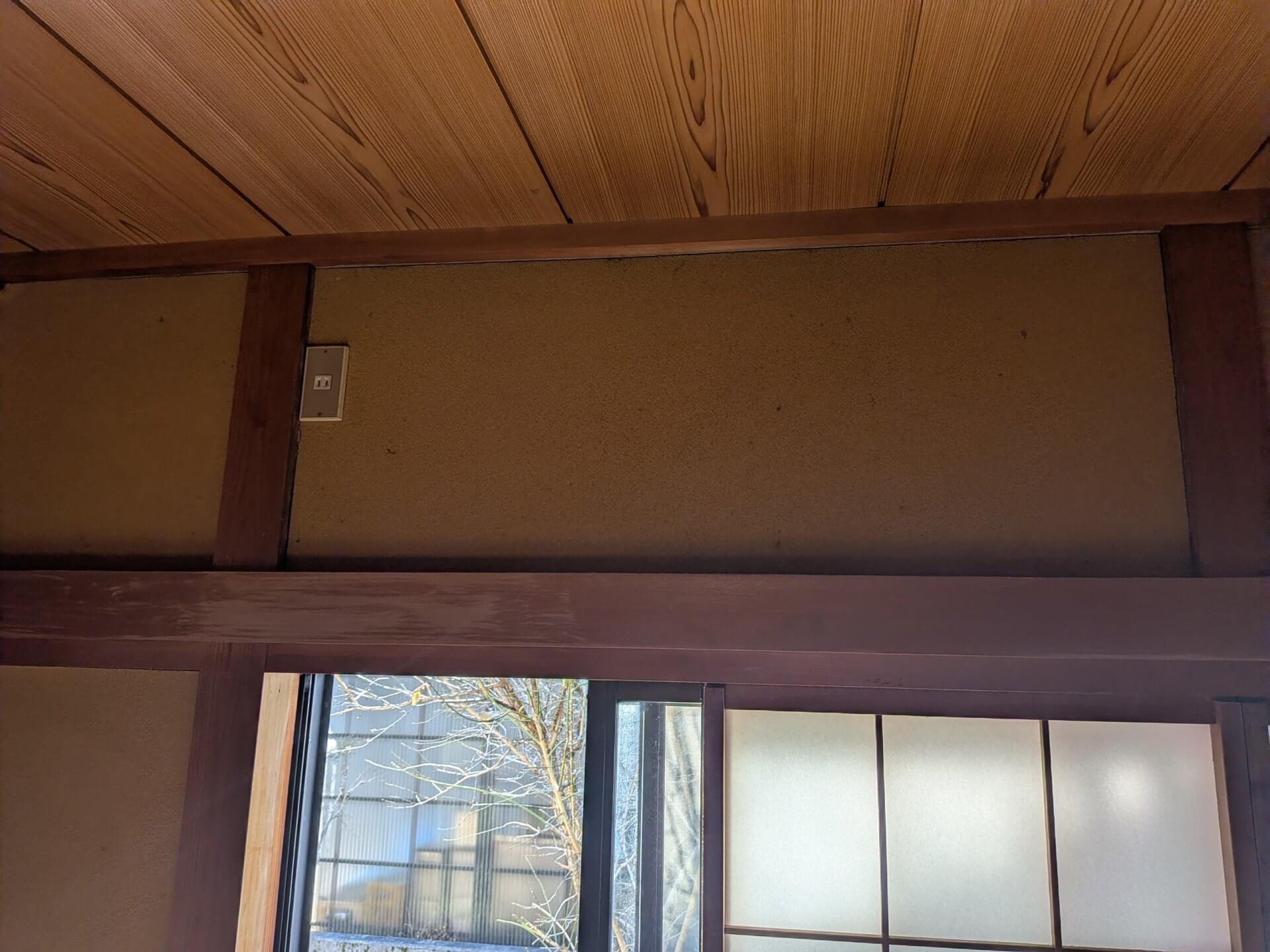 エアコン新規設置工事 エアコン新規設置　工事前