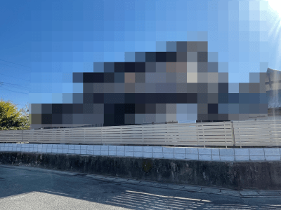 アルミフェンス新設工事 | エクステリア