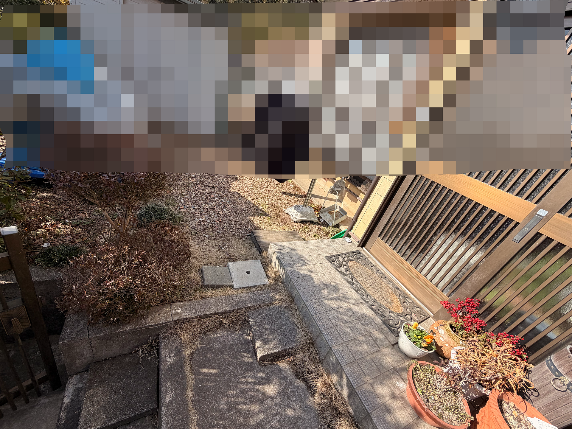 手すり設置工事 手すり設置　施工前